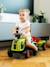 Porteur tracteur claas 1er âge avec remorque, pelle et râteau Vert claas 1 - vertbaudet enfant 