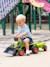 Porteur tractopelle claas 1er âge avec roues silencieuses et remorque Vert claas 1 - vertbaudet enfant 