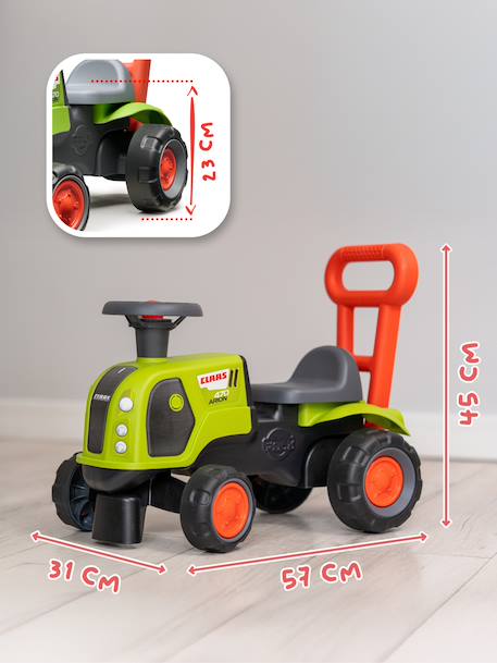 Porteur tracteur claas 1er âge avec roues silencieuses Vert claas 5 - vertbaudet enfant 