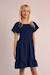 Robe smockée Navy blue+Rouge 2 - vertbaudet enfant 