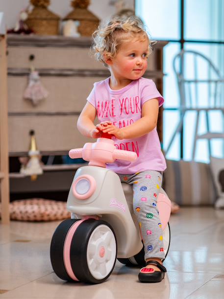 Draisienne strada - Scooter à roues silencieuses Bleu et jaune+Crème et rose 7 - vertbaudet enfant 