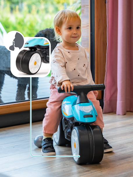 Draisienne baby moto à roues silencieuses Bleu Aqua+Rouge+Rouge corail+Vert bud racing 2 - vertbaudet enfant 