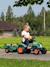 Tracteur à pédales avec remorque Vert vintage 1 - vertbaudet enfant 