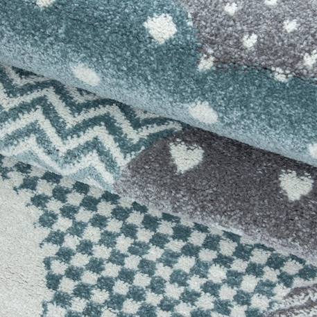 Tapis enfant tissé cloudy Bleu+Rose 4 - vertbaudet enfant 