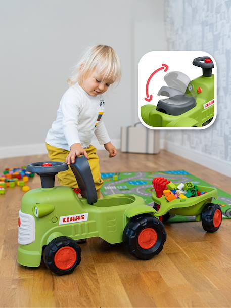 Porteur tracteur avec remorque Rouge+Vert Claas+Vert vintage 8 - vertbaudet enfant 