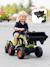 Tractopelle à pédales avec remorque Jaune Komatsu+Vert Claas 7 - vertbaudet enfant 