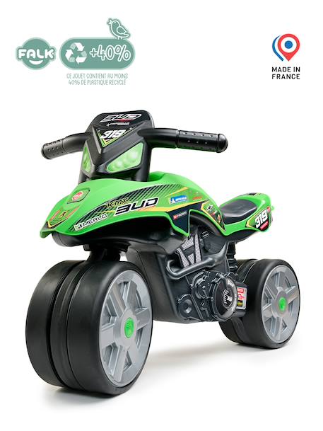 Draisienne moto street avec roues silencieuses Gris anthracite et orange+Rouge corail+Vert bud racing 16 - vertbaudet enfant 