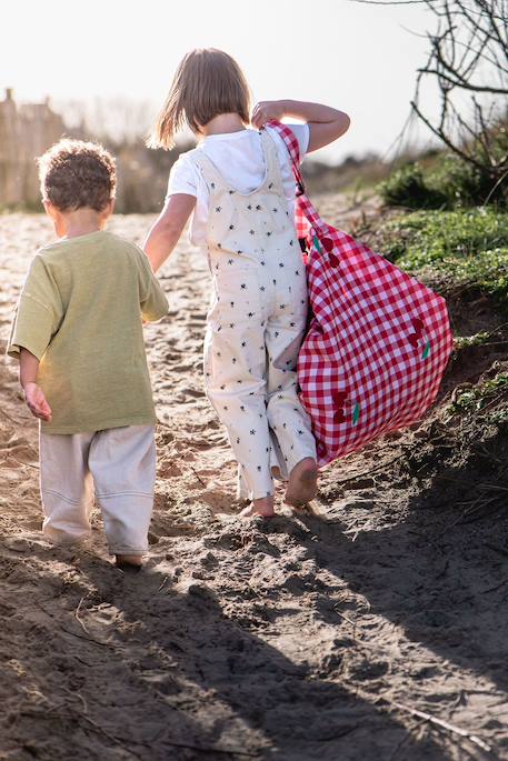 Play&go - tapis de jeu & sac à jouets outdoor - pic nic Red & beige 6 - vertbaudet enfant 