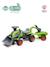 Porteur tractopelle claas 1er âge avec roues silencieuses, excavatrice et remorque Vert claas 4 - vertbaudet enfant 