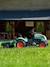 Tracteur à pédales avec remorque Vert vintage 3 - vertbaudet enfant 