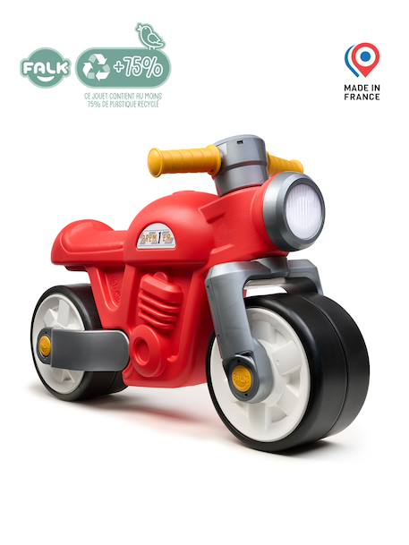 Draisienne moto premier avec roues silencieuses Bleu+Gris+Rouge 14 - vertbaudet enfant 