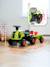 Porteur tracteur claas 1er âge avec remorque, pelle et râteau Vert claas 5 - vertbaudet enfant 