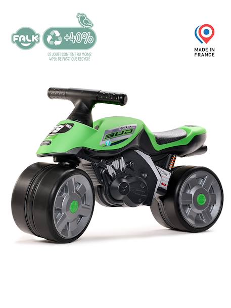 Draisienne baby moto à roues silencieuses Bleu Aqua+Rouge+Rouge corail+Vert bud racing 22 - vertbaudet enfant 