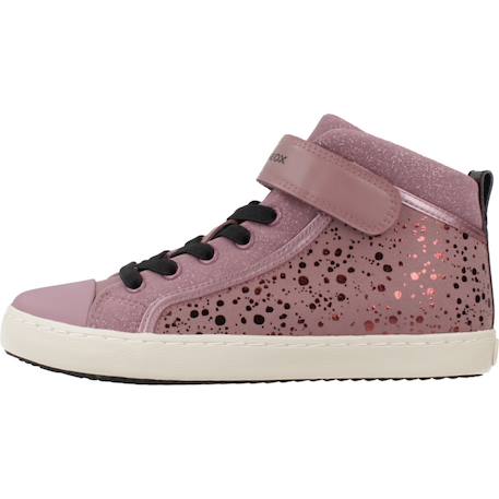 Basket fille modèle j kalispera girl Noir c0037+Rose c8049 8 - vertbaudet enfant 