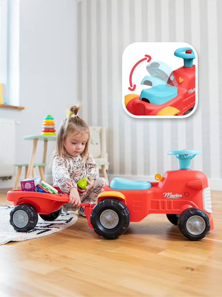 Porteur tracteur avec remorque Rouge+Vert Claas+Vert vintage 2 - vertbaudet enfant 