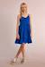 Robe courte à volants Cobalt blue+Cream 1 - vertbaudet enfant 