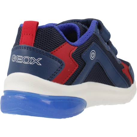 Basket garçon modèle j ciberdron boy Bleu c0735+Noir c0070 3 - vertbaudet enfant 