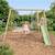 Portique balançoire tutti avec toboggan pour enfants Bois 1 - vertbaudet enfant 