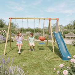 Jouet-Portique balançoire 2,30 m topwood zalmi 2 - 6 enfants