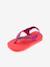 Tongs Baby Brasil Logo II corail+jaune 2 - vertbaudet enfant 