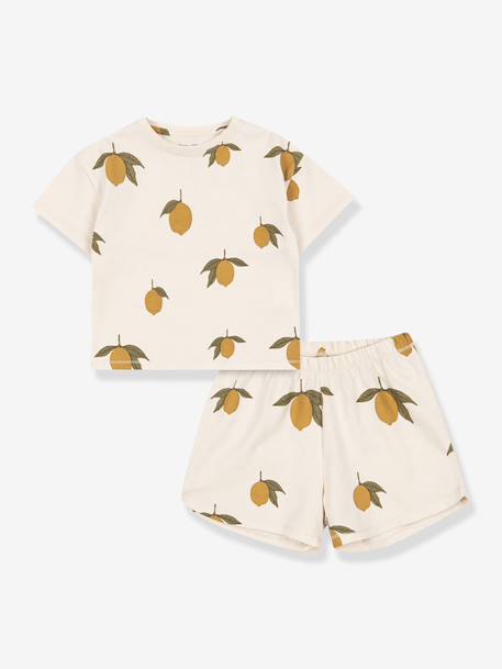 Ensemble t-shirt short enfant jaune+rouge 1 - vertbaudet enfant 