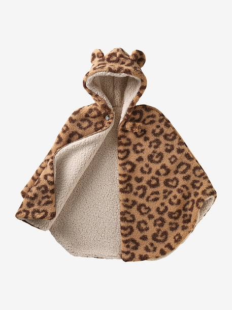 Poncho de voyage adaptable sur siège auto & porte bébé beige+cappuccino+écru 6 - vertbaudet enfant 