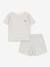 Ensemble t-shirt short enfant bleu ciel+rouge 1 - vertbaudet enfant 