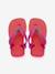 Tongs Baby Brasil Logo II corail+jaune 4 - vertbaudet enfant 