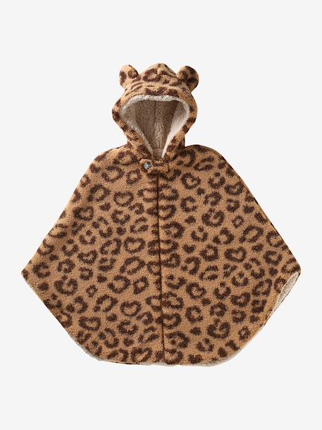 Poncho de voyage adaptable sur siège auto & porte bébé beige+cappuccino+écru 5 - vertbaudet enfant 