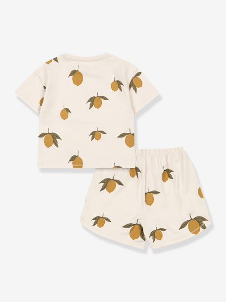 Ensemble t-shirt short enfant jaune+rouge 2 - vertbaudet enfant 