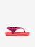 Tongs Baby Brasil Logo II corail+jaune 3 - vertbaudet enfant 