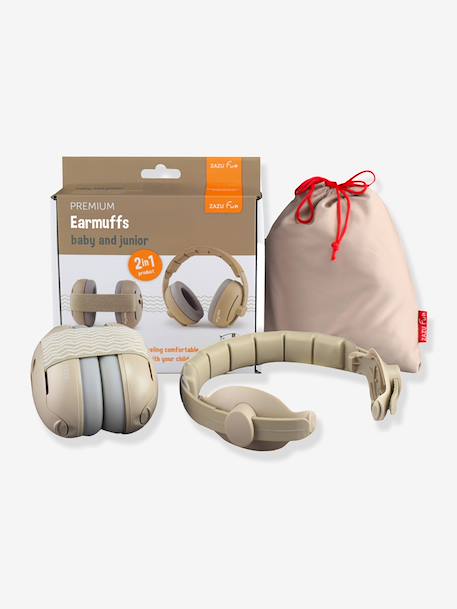 Casque antibruit évolutif beige+rose 1 - vertbaudet enfant 