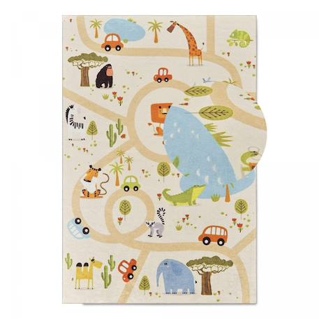 Tapis enfant lyn11 gps très doux Beige+Ecru 5 - vertbaudet enfant 
