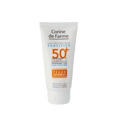 Puériculture-Lait solaire SPF50+ visage et corps peaux sensibles