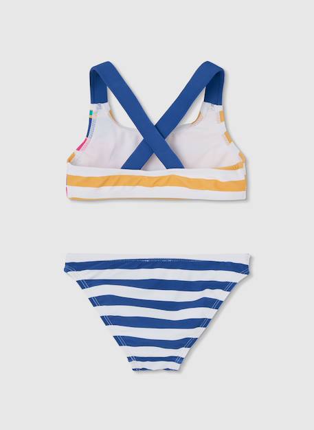 Bikini à rayures Multicolore 2 - vertbaudet enfant 