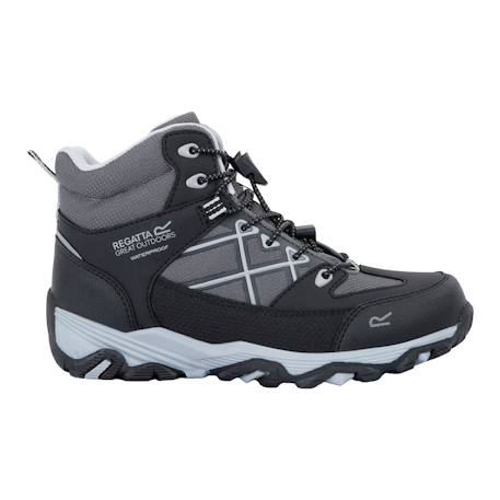 Bottines de marche samaris synthétique Noir / gris clair 4 - vertbaudet enfant 