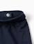Short cargo en molleton avec cordon de serrage Bleu foncé 3 - vertbaudet enfant 