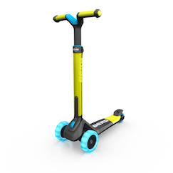 Jouet-Jeux de plein air-Trottinette pour enfants, 2+ ans, pliable, led, nexo bleu