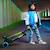 Trottinette pour enfants, 2+ ans, pliable, led, nexo bleu Blue+Lime+Mint+Red 18 - vertbaudet enfant 