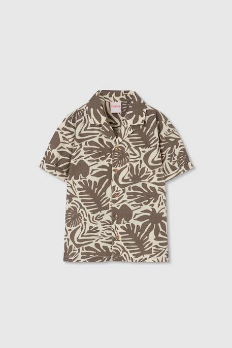 Chemise  popeline imprimée Multicolore 2 - vertbaudet enfant 