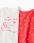 Lot de 2 t-shirts en coton avec imprimés d'été Bleu clair+Jaune clair+Rose 11 - vertbaudet enfant 