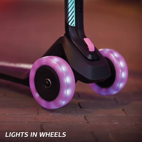 Trottinette pour enfants, 2+ ans, pliable, led-deck, nexo bleu Blue+Lime+Mint+Red 19 - vertbaudet enfant 