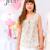 Blouse  fleurie liberty   à bretelles croisées  anaïs Jaune bleu rose pastel 3 - vertbaudet enfant 