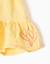Robe sans manches en coton avec algues brodées Jaune clair 4 - vertbaudet enfant 