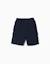 Short en molleton avec poches cargo et cordon de serrage Beige clair+Bleu foncé 6 - vertbaudet enfant 