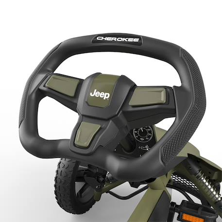 Kart à pédales pour enfants, 5+ ans, jeep rally cherokee Green 3 - vertbaudet enfant 