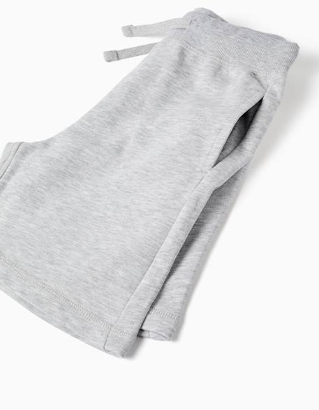 Short en molleton avec cordon de serrage et poches latérales Bleu foncé+Gris clair+Orange sombre+Vert foncé 6 - vertbaudet enfant 