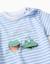 Pyjama en coton avec imprimé alligator Bleu clair 3 - vertbaudet enfant 