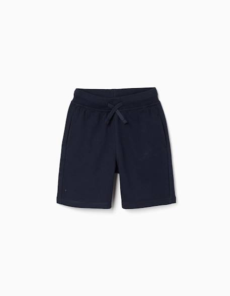 Short en molleton avec cordon de serrage et poches latérales Bleu foncé+Gris clair+Orange sombre+Vert foncé 1 - vertbaudet enfant 