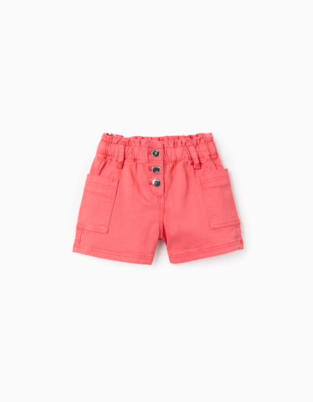 Bébé-Short en sergé avec poches cargo et taille élastique